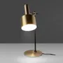 Table lamps - Table lamp gold aluminium and black steel - ANGEL CERDÁ