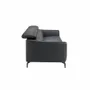 Sofas - 3-seater black cowhide sofa - ANGEL CERDÁ