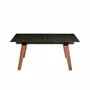 Tables Salle à Manger - Table à manger extensible en marbre noir - ANGEL CERDÁ