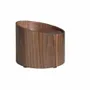 Tables de nuit - Table de chevet ronde en noyer - ANGEL CERDÁ