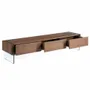 Sideboards - Walnut TV cabinet with glass sides - ANGEL CERDÁ