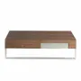 Coffee tables - Rectangular walnut coffee table with drawer - ANGEL CERDÁ