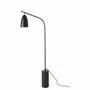 Floor lamps - Floor lamp black marble and black steel - ANGEL CERDÁ
