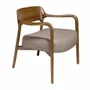 Armchairs - Upholstered armchair mink eco-leather - ANGEL CERDÁ