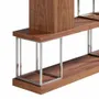 Shelves - Walnut and chrome-plated stainless steel shelving - ANGEL CERDÁ