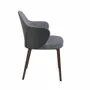 Chairs - Dining chair upholstered in eco-leather and fabric - ANGEL CERDÁ