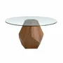 Dining Tables - Round walnut dining table - ANGEL CERDÁ