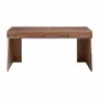 Office furniture and storage - Office desk in walnut wood - ANGEL CERDÁ