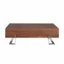 Coffee tables - Rectangular coffee table walnut wood - ANGEL CERDÁ