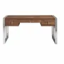 Desks - Walnut and chrome steel desk - ANGEL CERDÁ