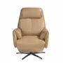 Fauteuils - Fauteuil pivotant en cuir mécanismes relax - ANGEL CERDÁ