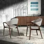Chairs - Walnut structure Dining table chair - ANGEL CERDÁ