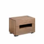 Night tables - Walnut bedside table with lighting - ANGEL CERDÁ