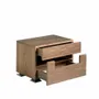 Night tables - Walnut bedside table with lighting - ANGEL CERDÁ