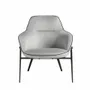 Armchairs - Confident armchair upholstered gray fabric - ANGEL CERDÁ