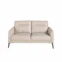 Sofas - 2 seater sofa upholstered in gray taupe leather - ANGEL CERDÁ