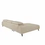Sofas - Sofa chaise longue leather cowhide taupe - ANGEL CERDÁ