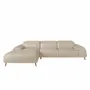 Sofas - Sofa chaise longue leather cowhide taupe - ANGEL CERDÁ