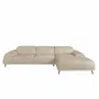 Sofas - Sofa chaise longue leather cowhide taupe - ANGEL CERDÁ