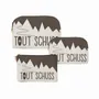 Homewear textile - Pochettes velours - Montagne collection - PODEVACHE