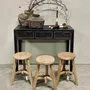 Stools - Old round stool - PAGODA INTERNATIONAL