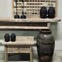 Night tables - Natural side table with drawer - PAGODA INTERNATIONAL