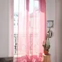 Curtains and window coverings - Brise Voil140X280 Cm Framboise - EN FIL D'INDIENNE...