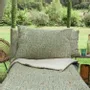 Coussins textile - LIERRE  Housse de Coussin 50x75 cm PAON - EN FIL D'INDIENNE...