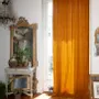 Rideaux et voilages - FORTUNA Rideau en velours de soie 110x300 cm TABAC - EN FIL D'INDIENNE...