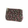 Linge de lit - ART DECO Trousse de toilette 18X26X12 cm BORDEAUX - EN FIL D'INDIENNE...
