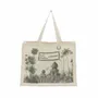 Sacs et cabas - BADALPUR Tote bag Large en coton imprimé monochrome Ananbo 38x50 cm Ecru - EN FIL D'INDIENNE...
