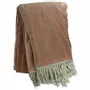 Throw blankets - Boho Plaid 130X250 Cm Boho Rose Poudre - EN FIL D'INDIENNE...