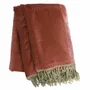 Decorative objects - Boho Plaid 130X250 Cm Boho Terracotta - EN FIL D'INDIENNE...