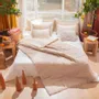 Plaids - ETAMINE Edredon 140X240 cm ETAMINE 2 NATUREL - EN FIL D'INDIENNE...
