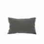 Plaids - ETAMINEE Coussin 30x45 cm ETAMINE 2 ANTHRACITE - EN FIL D'INDIENNE...