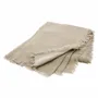 Linge de lit - Jetée de lit ETAMINE en lin 220x240 cm ETAMINE 2 NATUREL - EN FIL D'INDIENNE...