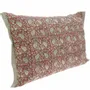 Linge de lit - INDIENNE Grande Housse de Coussin 50x75 cm INDIENNE TERRACOTTA - EN FIL D'INDIENNE...