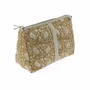 Fabric cushions - Indienne  Vanity Clutch Xl 34X22X15 Cm Indienne Tabac - EN FIL D'INDIENNE...