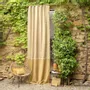 Rideaux et voilages - LIERRE  Rideau Duo 140x300 cm LIERRE TABAC - EN FIL D'INDIENNE...