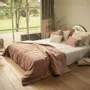 Linge de lit - LYRIC Courtepointe 140x240 cm LYRIC ROSE POUDRE - EN FIL D'INDIENNE...