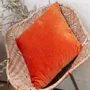 Coussins textile - LYRIC Housse de Coussin 45x45 cm AMBRE - EN FIL D'INDIENNE...