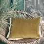 Linge de lit - MEDICIS coussin 35x50cm housse MEDICIS OLIVE - EN FIL D'INDIENNE...