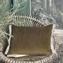 Coussins textile - MEDICIS coussin 35x50cm housse MEDICIS TAUPE - EN FIL D'INDIENNE...