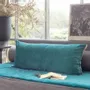 Fabric cushions - Medicis Cushion Cover 45X100 Cm Medicis Canard - EN FIL D'INDIENNE...