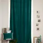 Curtains and window coverings - MEDICIS CANARD cotton velvet blackout curtain 130x280cm - EN FIL D'INDIENNE...