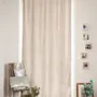 Rideaux et voilages - MEDICIS rideau occultant en velours de coton 130x280cm ECRU - EN FIL D'INDIENNE...