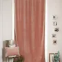 Curtains and window coverings - MEDICIS cotton velvet blackout curtain 130x280cm POWDER PINK - EN FIL D'INDIENNE...