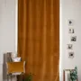 Curtains and window coverings - MEDICIS cotton velvet blackout curtain 130x280cm TOBACCO - EN FIL D'INDIENNE...
