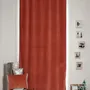 Curtains and window coverings - MEDICIS TERRACOTTA cotton velvet blackout curtain 130x280cm - EN FIL D'INDIENNE...
