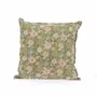 Coussins textile - PENSEE Eté  Housse de coussin 45x45 cm PENSEES COTON KAKI - EN FIL D'INDIENNE...